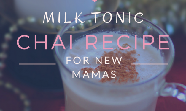 Hot Milk Tonic Chai For Healthy Mamas