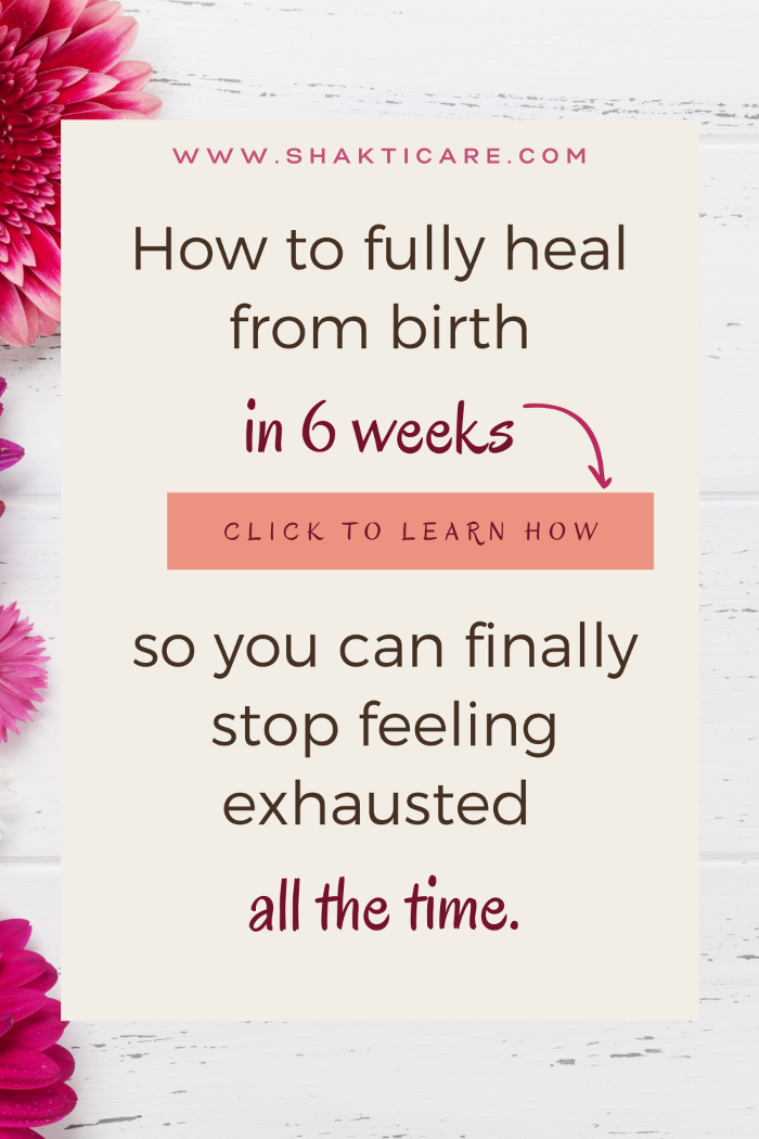 how to heal from birth